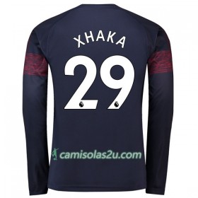 Camisolas de futebol Arsenal Xhaka 29 Equipamento Alternativa 2018/19 Manga Comprida
